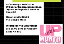 UDay - Webinário Urticária Crônica Espontânea "Quem se importa? Você se importa!"